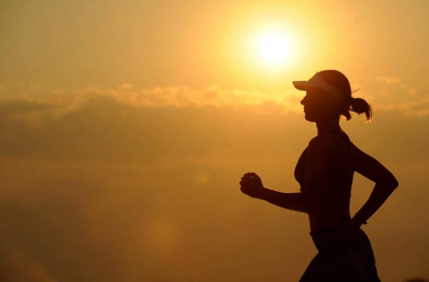 woman running